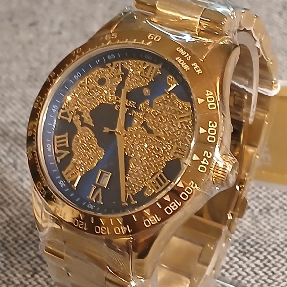 Micheal Kors Layton Blue Pave Crystal Dial MK 6243 Womens Watch - Picture 6 of 16